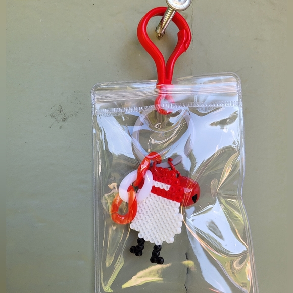 Handmade QSMP Perler Bead Eggs Keychain, Backpack Charm - Picture 10 of 14